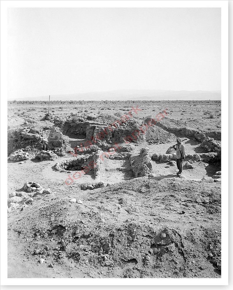Tell Ghassul-Sodom Jordan Holy Lands Circa 1920’s Silver Halide Photo #4