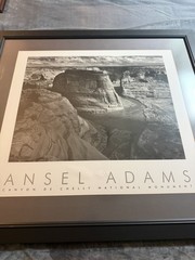 Ansel Adams Lithograph Authorized Edition framed canyon De Chelly Arizona 32×35