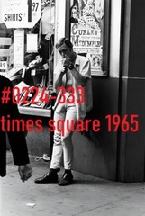 VINTAGE MALE PORTRAIT #0224-333 -times square 1965 -free shipping usa