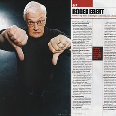 Vintage 2004 Roger Ebert 2-Page Original Pictorial/Interview 21x27cm FHM 10