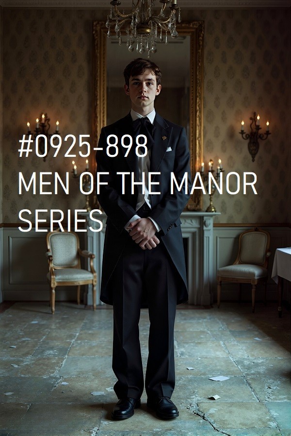 MALE PORTRAIT #0925-898 -men of the manor series -free shipping in usa