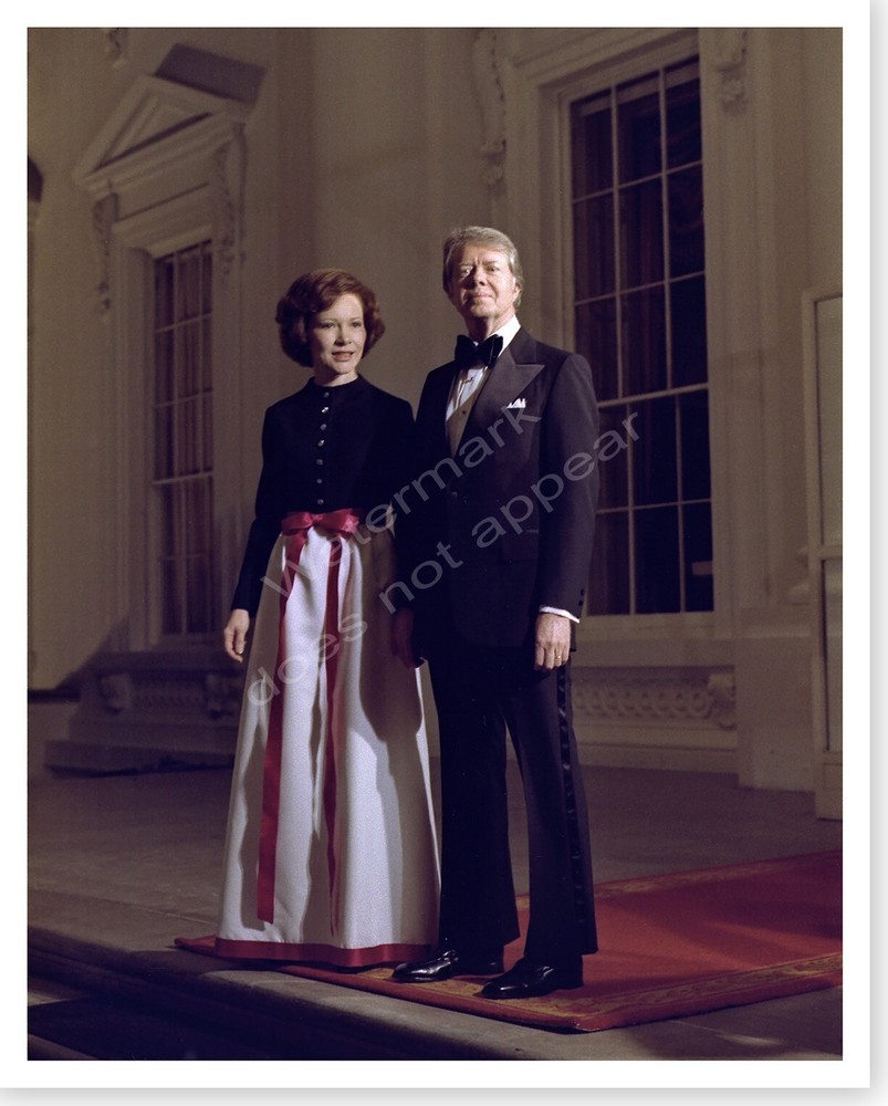 Jimmy Carter And Rosalynn 1977 Silver Halide Photo