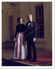 Jimmy Carter And Rosalynn 1977 Silver Halide Photo