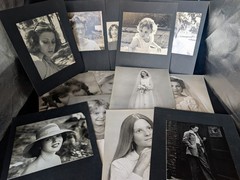 Vintage 1977 Portrait Photography Lot 13 Silver Prints Germain NYC