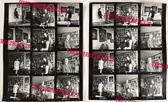 Oscar de Mejo Artist Contact Sheets By Photographer Raimondo Borea Studio Stamp