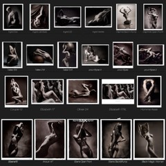 Fine Art Nude Photo “Daphné Open Front” 8×10 Sign Mik & Num 5/25 HOT Girl Model