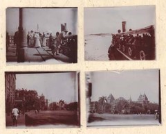 BRITISH INDIA PHOTOGRAPHS / Four Tourist Images of Bombay Mumbai 1906