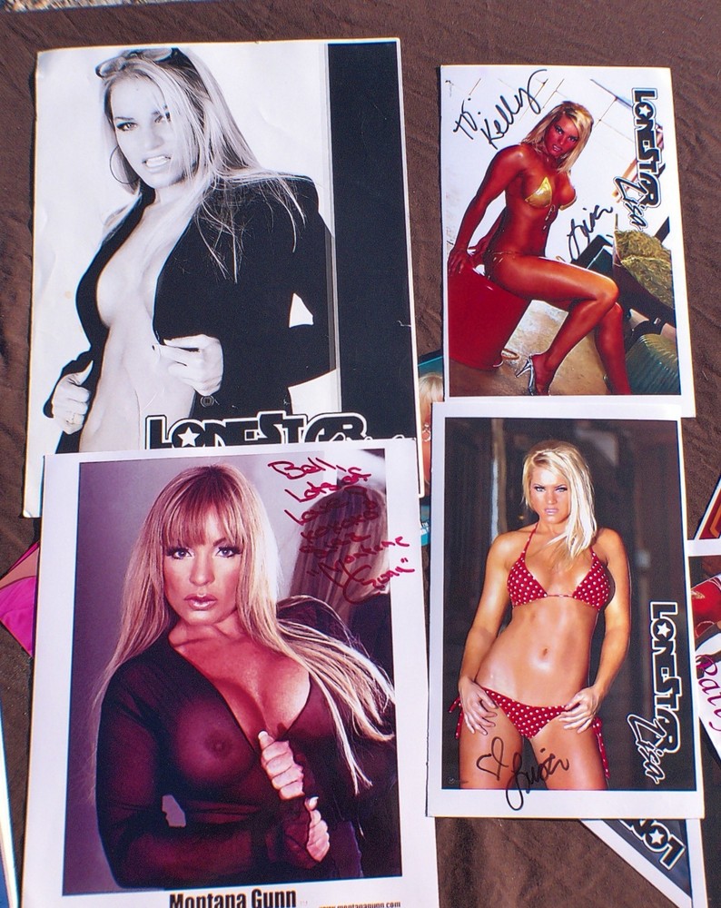 Large lot of Stars signed photos