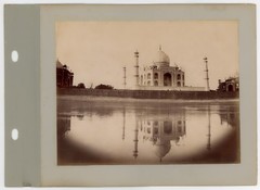 Scowen 2 Photos of Taj Mahal Yamuna Agra Uttar Pradesh India Albumen 1880 Photo