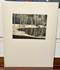 Original Signed Ralph H Anderson Merced River Yosemite Park Gelatin Silver Print