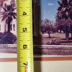 VTG Old Aransas County Court House Picture Rockport Texas Moorish Wood Framed