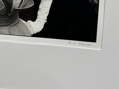 Frank Horvat “Monique Dutto Metro exit Paris JDF Soir 1959” Signed Photograph