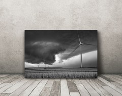 Black and white tornado photography wall art hanging storm photo nature photo