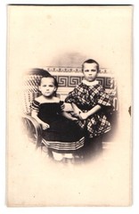 Photography Two children on a chair