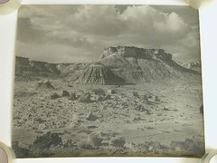Orig 1940s B&W Photograph Arizona Scenic Desert signed Joseph Reinbold 16X19