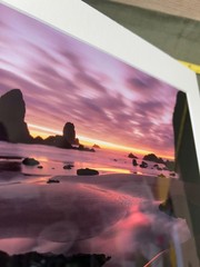 Signed Photography 11 x 14 Matted Unframed, Brilliant Full Color Seashore