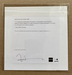 HANK WILLIS THOMAS signed limited ed 2021 photograph 6×6 Magnum Square Aperture