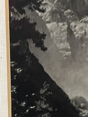 Waterfall LANDSCAPE BLACK AND WHITE PHOTOGRAPHY BY ANSEL ADAMS 10” Tall
