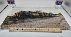 Large Print (17″x12″) D&RGW GP60 #3155 Train Photo 1980s-90s Some Wrinkling Nice