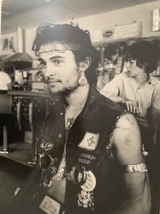 DENNIS HOPPER, BIKER, RARE AUTHENTIC 1980’s ART PRINT, LAST ONE!