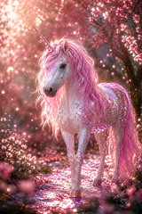 Digital Image Picture Photo Pic Wallpaper Background Pink Glitter Unicorn 85225