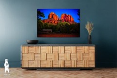 Cathedral Rock Sedona AZ at Dusk from Crescent Moon Ranch – Photography Prints