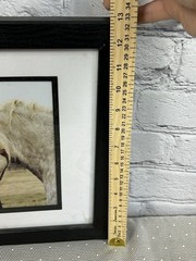 Jennifer Meyers Equestrian Photography “Horse Kiss” Framed & Matted Wall Art