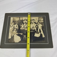 Vintage Dated October 1905 Restaurant Kitchen Photograph