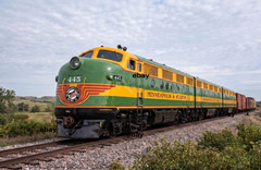 Photo Art Print of Minneapolis & St. Louis 445 with A-B-A set of EMD FTs
