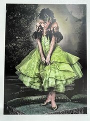 H Suhre “Like a Fairytale” Photograh of a Woman on Canvas
