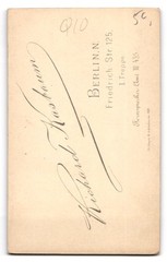 Photograph Richard Kaesbaum, Berlin, Friedrich-Str. 125, two children in elegant