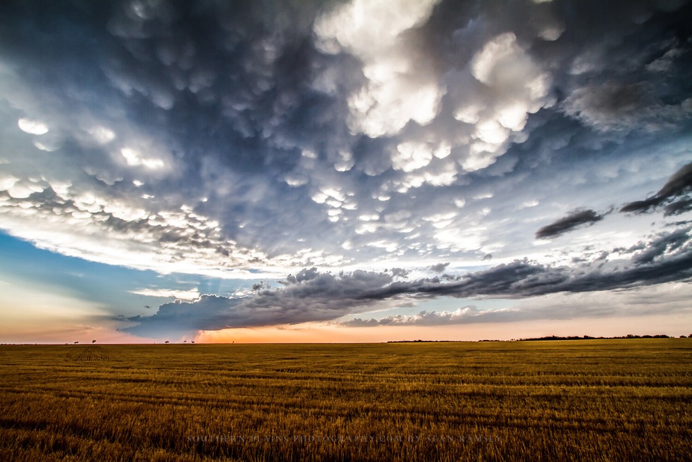 Scenic Sky Photography Print: Texas, Storm, Clouds, Great Plains, Picture, Photo