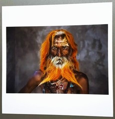 SIGNED – STEVE MCCURRY – Rabari tribal elder – 6″ x 6″ MAGNUM ARCHIVAL PRINT