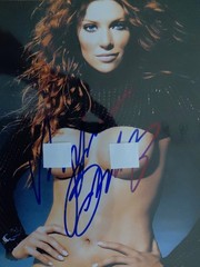 Angelica Bridges 2001 Playboy Model Hand Signed 8×10 Autograph ACC COA