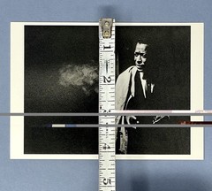 Miles Davis Art Print Card 1993 Photo By Leigh Wiener Fotofolio 4”x6” Jazz Music
