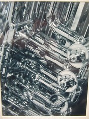 ART PHOTOGRAPHY Saxophone Valves B&W Matte Paper 16×20 By Larry Santucci