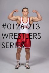 MALE PORTRAIT #0126-213 -athletes -wrestlers series -freeShipping/usa