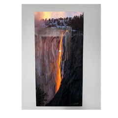 Marshall R. Mahler Odyssey Yosemite Landscape Metal Photo 12×24 Signed COA