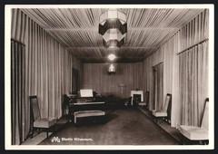 Photography Hilversum, AVRO studio, recording room with piano