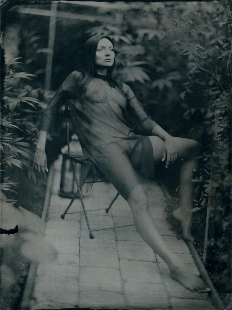 Original ART Nude COLLODION WETPLATE 18x24cm (8×10″) 018