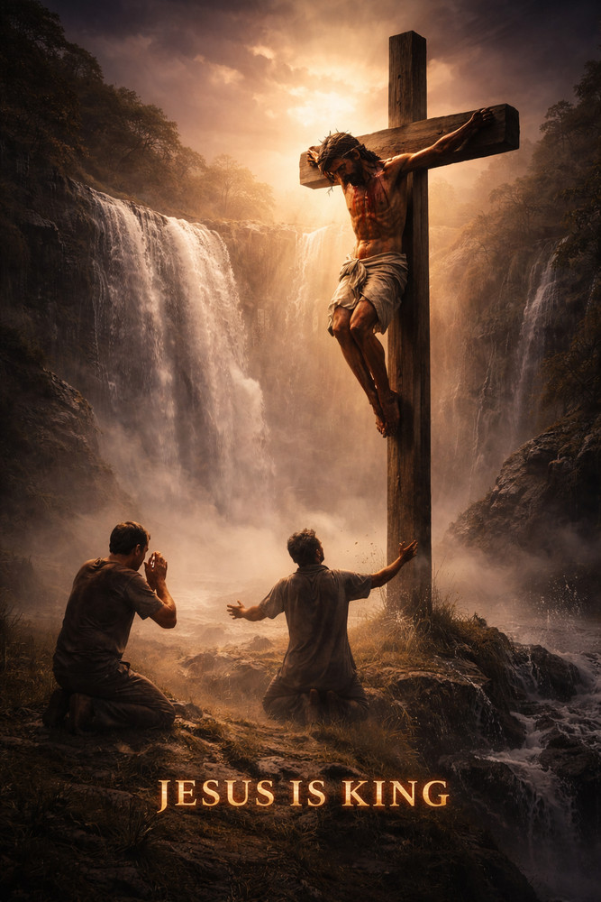 Jesus Christ IS KING LORD Custom AI Image Picture Photo Wallpaper Background