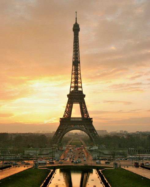 Paris France La Tour EIFFEL TOWER Glossy 8×10 Photo Print Wall Art Poster