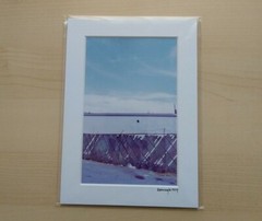 Matted Photo Print Boston Minimal Urban Street Modern Photography Home Decor