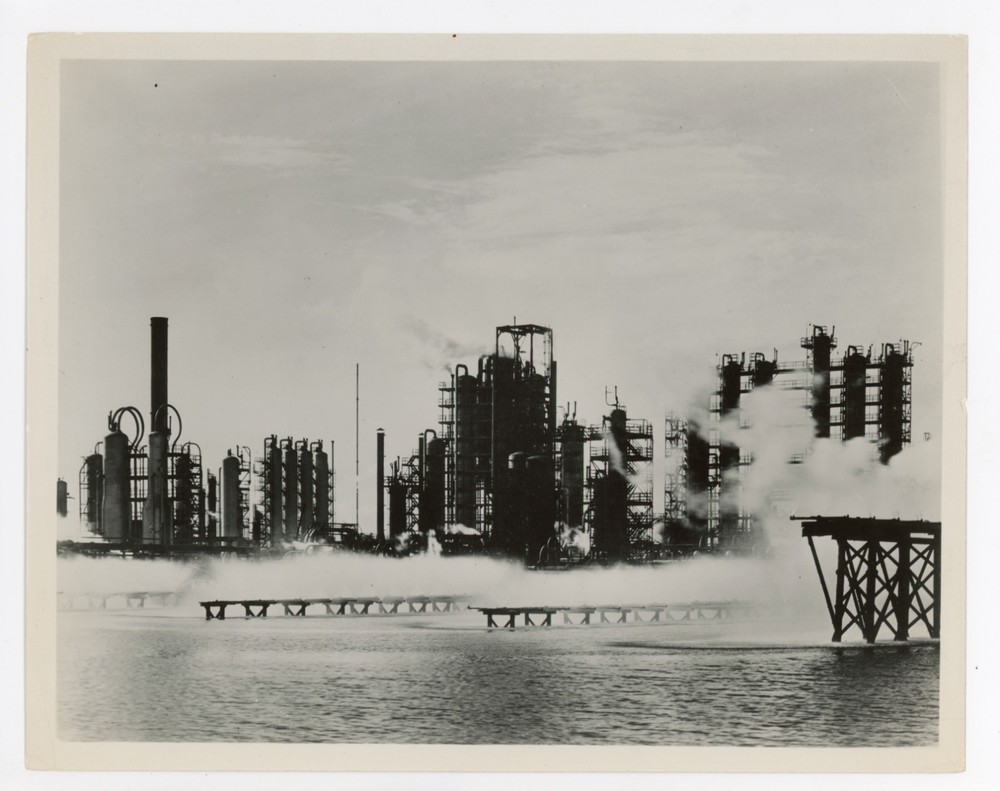 Original Russell Lee Photo Humble Oil and Refining Company Baytown Texas