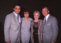 Dia J. Bisset, E. Boztepe, Pat & Michael York 1998 KB Format Photographer P5-27-5-4