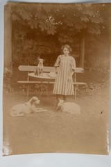 Original Photo Gelatin Silver Print 11x17cm Black and White France 1900
