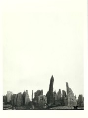 David Attie, New York Skyline, 1959 – Art Show Announcement Card