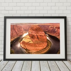 Horseshoe Bend Photography, Arizona Wall Art Decor, Sunset at Horseshoe Bend