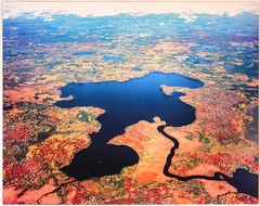 Lost Land Lake, Sawyer Co., Hayward, Wisc. Overhead Aerial Photo. Frame Optional