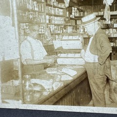 Vintage Dated September 1907 Grocery Store Photograph